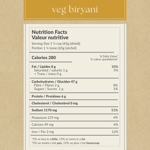 VEGETABLE BIRYANI